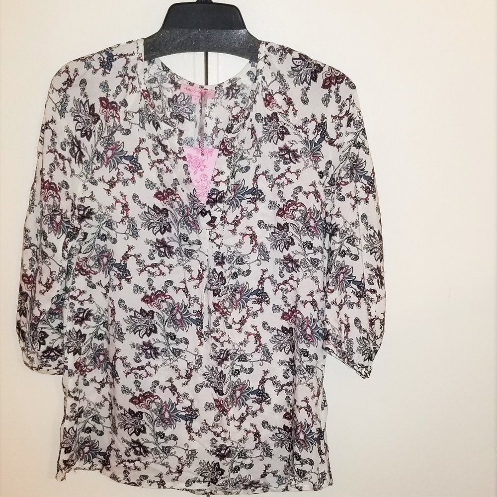 Rose & Rhyme Paisley blouse, S